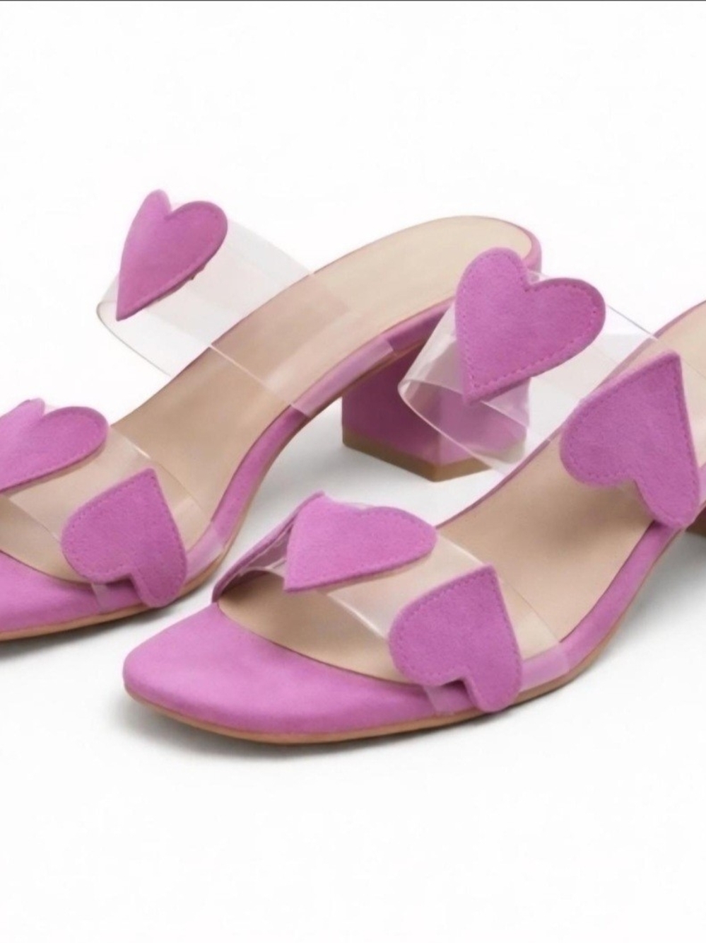 authentic Brenda Zaro heart sandals 💕